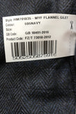 RRP €225 HACKETT Italian Yarn Gilet Size L Blue Cashmere & Wool Blend Unlined gallery photo number 11