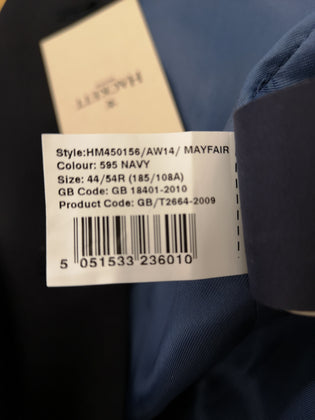 RRP €175 HACKETT Wool Waistcoat Size 42L 52L L Loro Piana Fabric Fully Lined gallery photo number 11