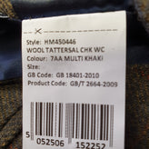 RRP €215 HACKETT Wool Waistcoat Size 36L 46L XS Tattersal Check Single-Breasted gallery photo number 11