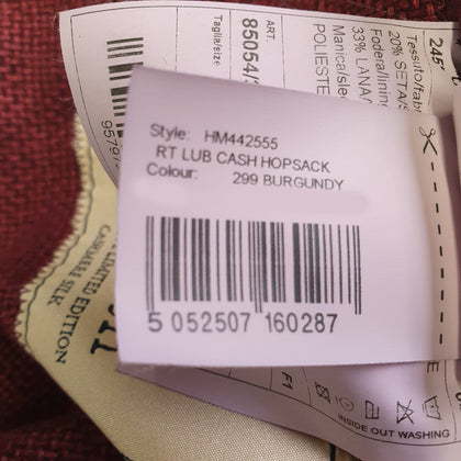 RRP €895 HACKETT Cashmere Wool & Silk Blazer Jacket Size 40R 50R M Lubiam Fabric gallery photo number 10