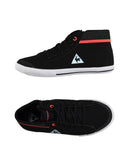 LE COQ SPORTIF Mid Top Sneakers EU 34 UK 1.5 US 2.5 Shiny Trims Logo Lace Up Zip gallery photo number 3