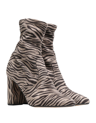 RRP €155 JOLIE By EDWARD SPIERS Ankle Boots EU41 UK8 US11 HANDMADE Zebra Pattern gallery photo number 1