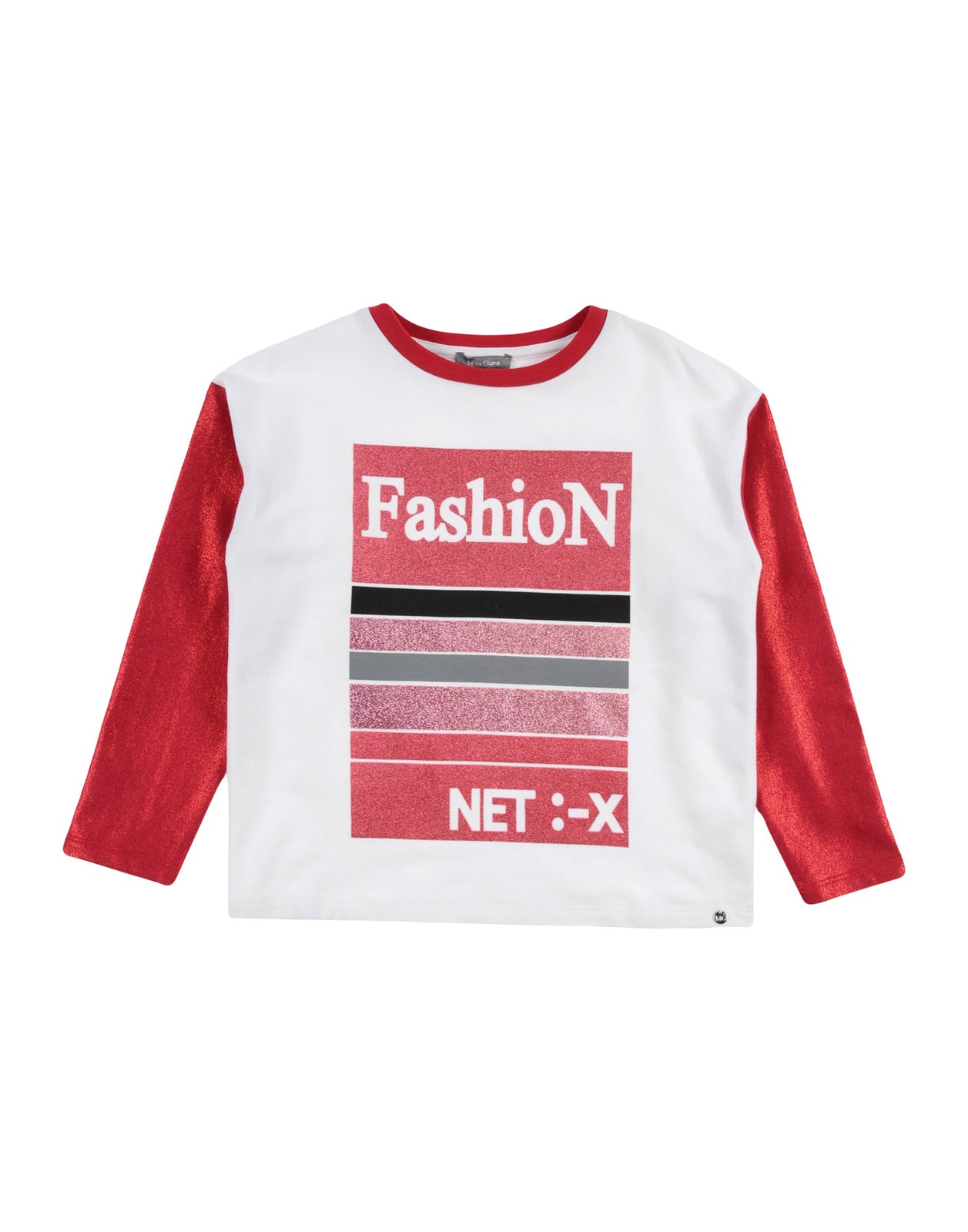 RRP €130 MISS GRANT Sweatshirt Size 32 / 116-122CM / 7Y Lame Effect Coated Front gallery main photo