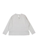 MET T-Shirt Top Size S / 8Y Embellished Slit Sides Long Sleeve Made in Italy gallery photo number 2