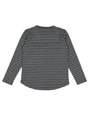 MICROBE By MISS GRANT T-Shirt Top Size 3Y Striped Long Sleeve Crew Neck gallery photo number 2