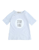 STICKY FUDGE T-Shirt Top Size 12-18M Melange Coated Front gallery photo number 1
