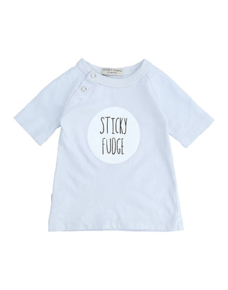 STICKY FUDGE T-Shirt Top Size 12-18M Melange Coated Front gallery photo number 1