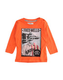 FRED MELLO T-Shirt Top Size 12M / 76CM Coated Front Made in Italy gallery photo number 1