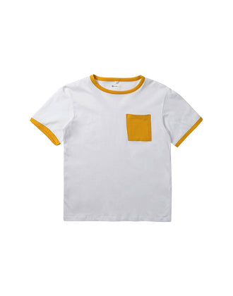 8 KIDS T-Shirt Top Size 12Y Chest Pocket Short Sleeve Made in Portugal gallery photo number 1