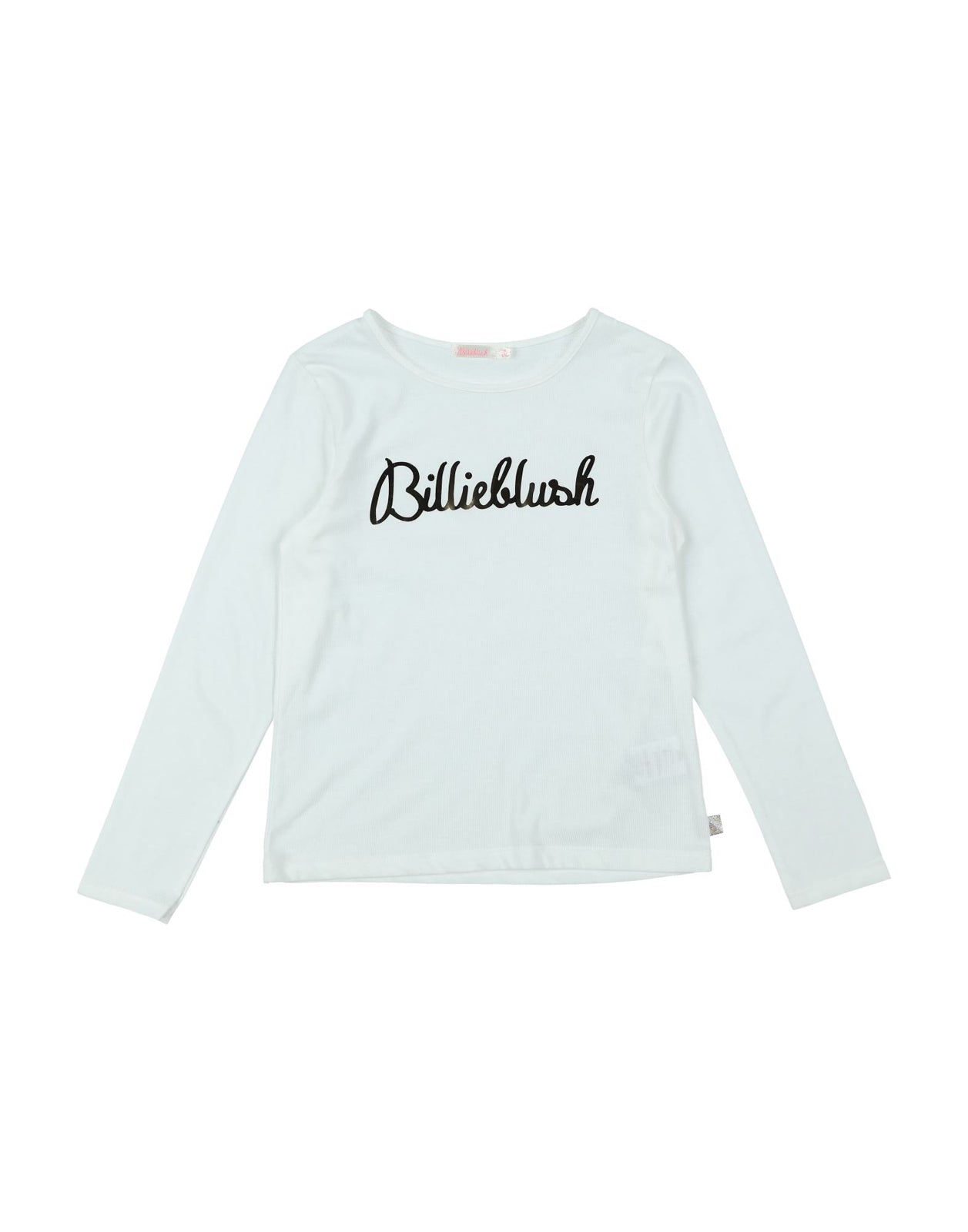 BILLIEBLUSH T-Shirt Top Size 4Y / 102CM Coated Lame Effect Logo gallery main photo