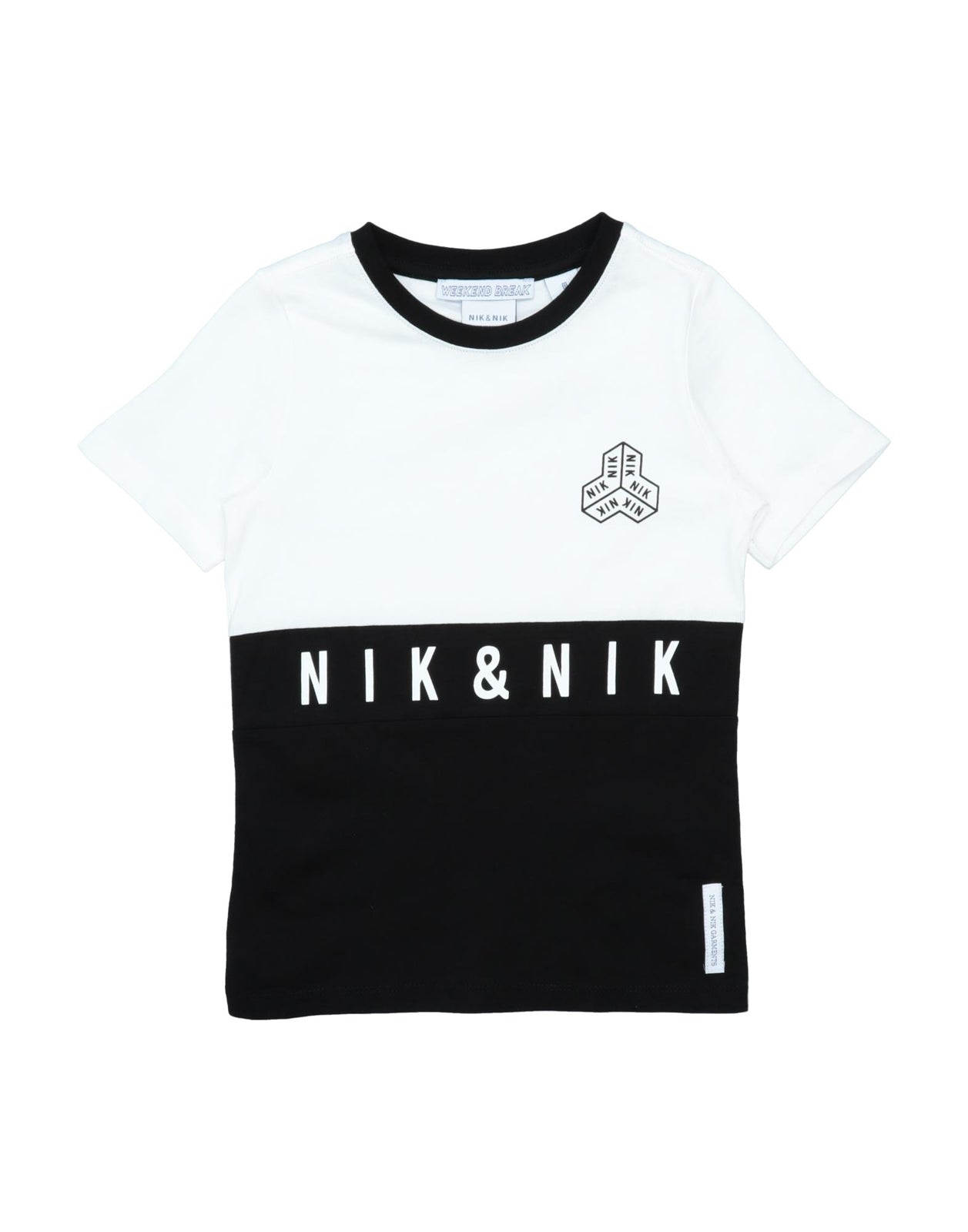 NIK & NIK By NIKKIE T-Shirt Top Size 6Y / 110-116CM Coated Logo gallery main photo