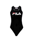 FILA Velour Body Top Size XS Coated Logo Front gallery photo number 3
