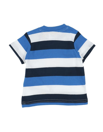 MY FIRST CHICCO T-Shirt Top Size 3M / 56CM Striped Teddy Bear Patch gallery photo number 2