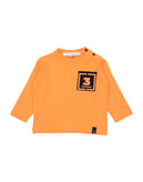 DANIELE ALESSANDRINI T-Shirt Top Size 6M Coated Logo Two Tone gallery photo number 1