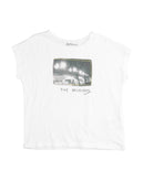 BELLEROSE T-Shirt Top Size 8Y Printed & Embroidered Front Short Sleeve gallery photo number 1