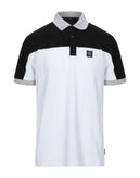 THREE STROKE Polo Shirt Size S Melange Short Sleeve Spread Collar Made in Italy gallery photo number 1