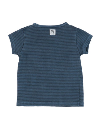 BEAN'S T-Shirt Top Size 6-9M / 74CM Striped Garment Dye gallery photo number 2