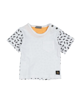 YELLOWSUB T-Shirt Top Size 12-18M / 86CM Two Tone Ants Print Sleeve & Back gallery photo number 1