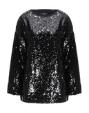 RRP €175 HYDROGEN Sweatshirt Size XS Sequined & Skull Back Long Sleeve Boat Neck gallery photo number 2
