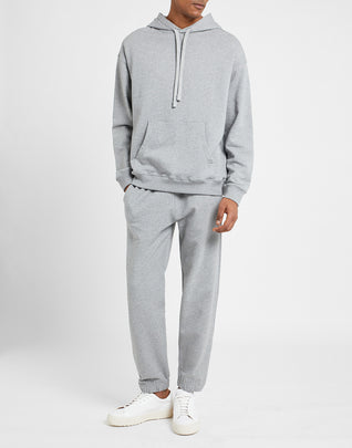 8 Sweatshirt Size M Grey Long Sleeves Drawstring Hood Made in Portugal