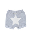 DUEPUNTISPAZIO Shorts Size 12M Star Patch HANDMADE in Italy gallery photo number 2