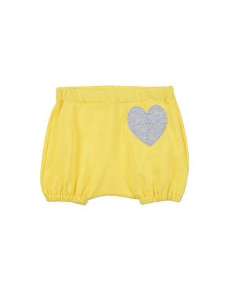 DUEPUNTISPAZIO Shorts Size 3M Heart Patch HANDMADE in Italy gallery photo number 1