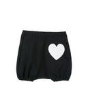 DUEPUNTISPAZIO Shorts Size 18M Heart Patch HANDMADE in Italy gallery photo number 1