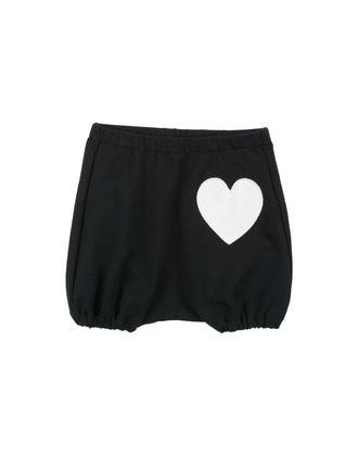 DUEPUNTISPAZIO Shorts Size 18M Heart Patch HANDMADE in Italy gallery photo number 1