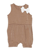 NINALUNA Satin Romper Size 12M Lame Effect Bow Detail Made in Italy gallery photo number 1