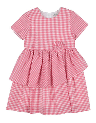 J.O. MILANO A-Line Dress Size 2Y Plaid Pattern Ruffle gallery photo number 1