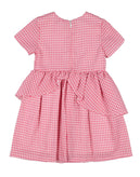 J.O. MILANO A-Line Dress Size 2Y Plaid Pattern Ruffle gallery photo number 2