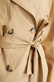 RRP€495 CLAUDIE PIERLOT Gab Trench Coat US8 FR40 L Beige Double Breasted Belted gallery photo number 6