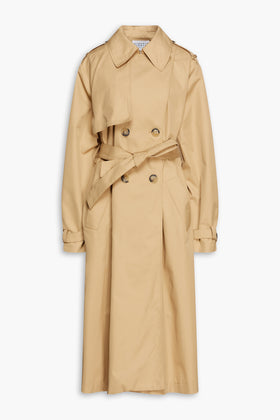 RRP€495 CLAUDIE PIERLOT Gab Trench Coat US8 FR40 L Beige Double Breasted Belted gallery photo number 3