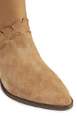 RRP €890 ISABEL MARANT Suede Leather Mid-Calf Boots US7 EU37 UK4 Scalloped Trim gallery photo number 5