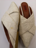 RRP€595 MISSONI Knitted Mule Shoes US8 EU38 UK5 White Embossed Criss Cross gallery photo number 9