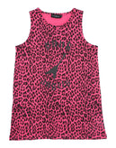RRP €125 JOHN RICHMOND Vest Dress Size 12Y Leopard Pattern Coated Logo Crew Neck gallery photo number 1
