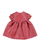 RRP €105 LE BEBE Flare Dress Size 6M Ruffle Trim Lurex Made in Italy gallery photo number 2