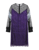 RRP €2025 NINA RICCI Lace Evening Dress US4 FR36 XS Ruffle Made in France gallery photo number 1