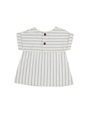 AMELIA A-Line Dress Size 0-3M Two Tone Striped Made in Italy gallery photo number 2