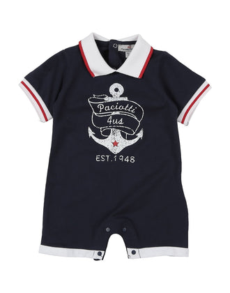 CESARE PACIOTTI 4US KIDS Romper Size 0-1M / 50CM Coated Anchor Regular Collar gallery photo number 1