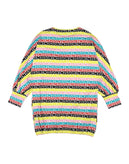 RRP €190 MISSONI KIDS Tunic Dress Size 12-13Y Printed Colourful Logo Loose Fit gallery photo number 2