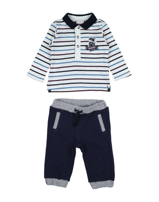 MY FIRST CHICCO T-Shirt Top & Trousers Set Size 3M / 56CM Striped