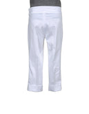 JAKIOO Trousers Size 6Y / 116CM White Turn-Up Cuffs Made in Italy gallery photo number 2