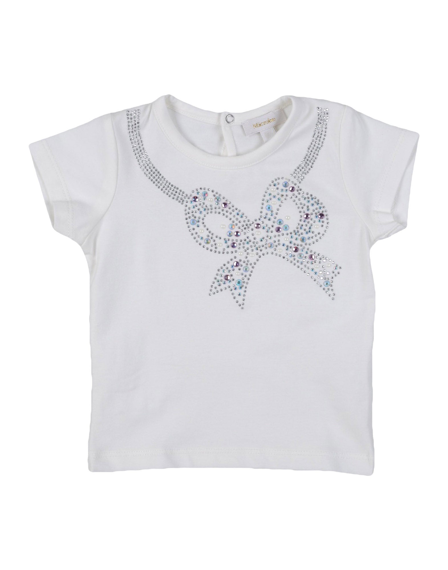 MICROBE BY MISS GRANT T-Shirt Top Size 6M Embellished Front Crew Neck gallery main photo