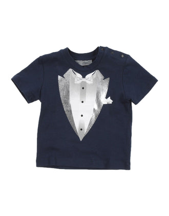 GRANT GARCON BABY T-Shirt Top Size 9M / 68-74CM Coated Tuxedo gallery photo number 1