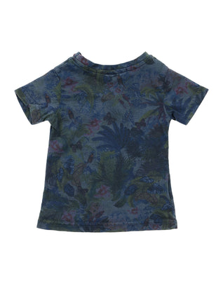 NUPKEET 1946 T-Shirt Top Size 12-15M Worn Look Hawaii Print Made in Italy