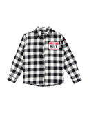 NICEBRAND KIDS Flannel Shirt Size 14Y Gingham Patched gallery photo number 2