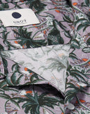 RRP €120 NN07 Shirt Size L Palm Print Regular Fit Made in Portugal gallery photo number 5