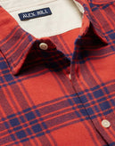 RRP €115 ALEX MILL Flannel Shirt Size XS Tartan Round Hem gallery photo number 5