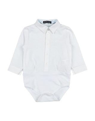 JECKERSON Body Shirt Size 6-9M Textured Embroidered Logo